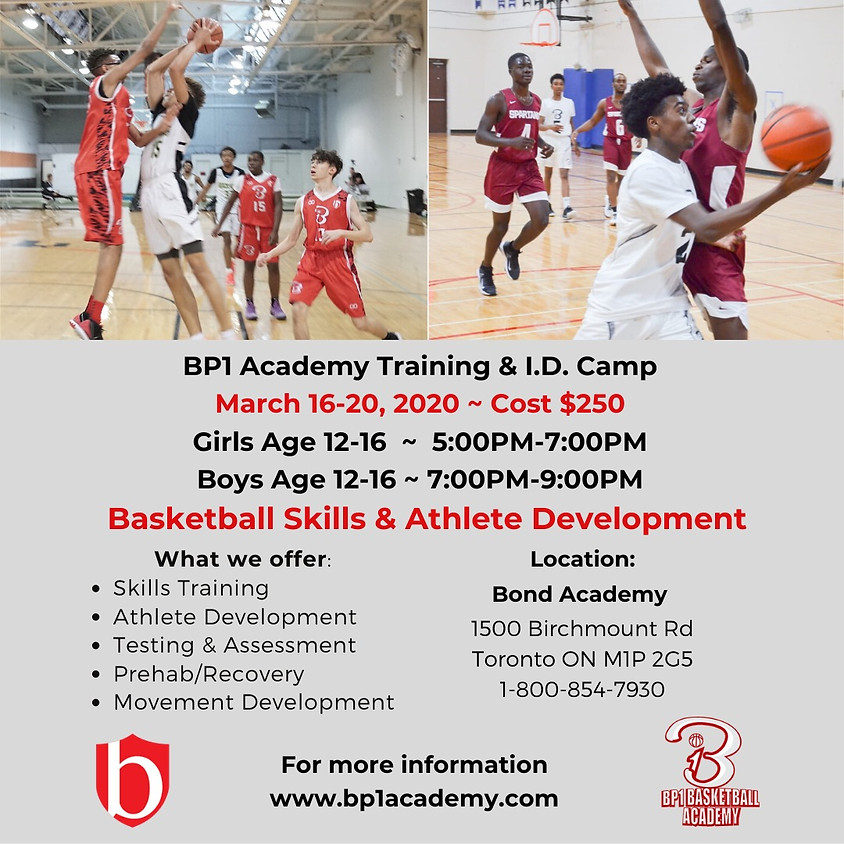 BP1 Boys Training and I.D Camp