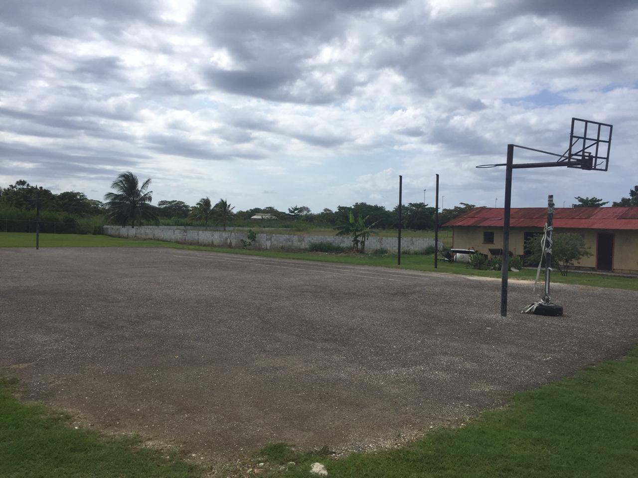 A court awaiting improvement work