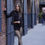 Thumbnail: Black Jeans & Leather Women Jacket