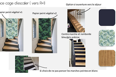 planche d'ambiance cage d'escalier