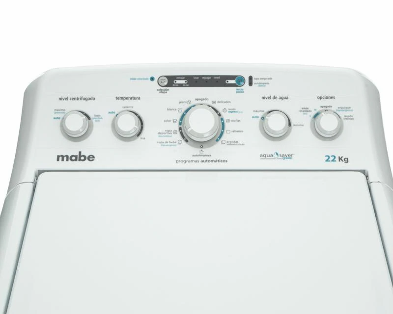 Miniatura: Lavadora Mabe LMA72215CBAB0 22 kg Blanca