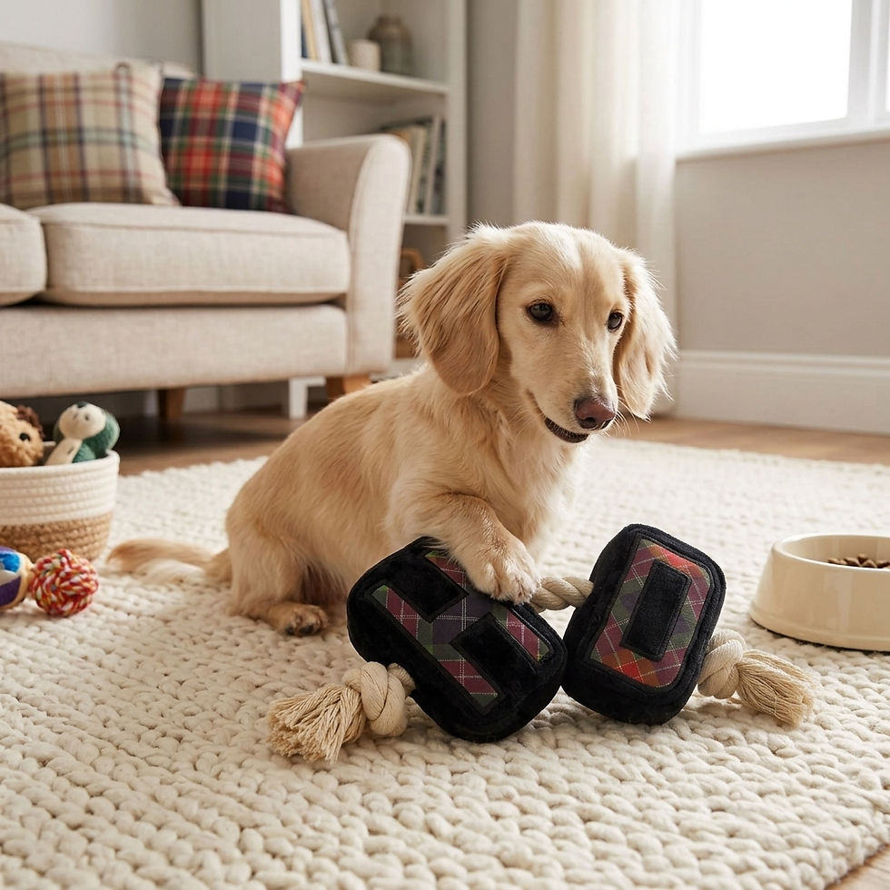 Miniature : JOUET CHIEN CORDE+HD PLAID