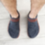 Thumbnail: Maverick Leather Bottom Slippers Crochet Pattern | Top View