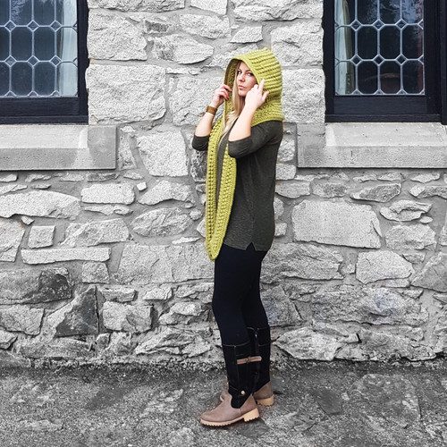 Hooded Scarf Crochet Pattern | Scoodie Pattern