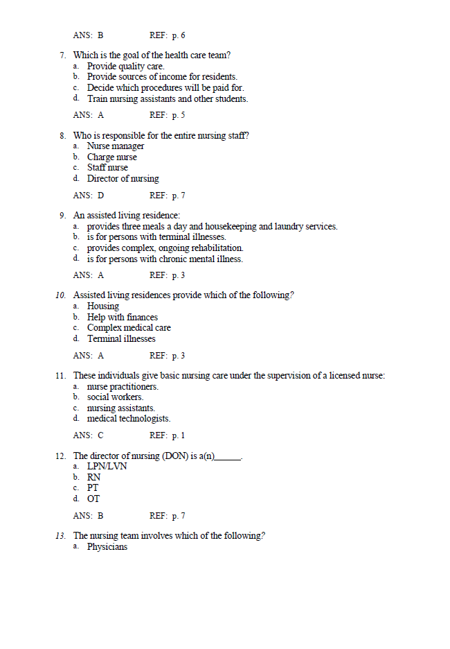 Thumbnail: Mosbys Textbook for Nursing Assistants 10th Edition Sorrentino Test Bank