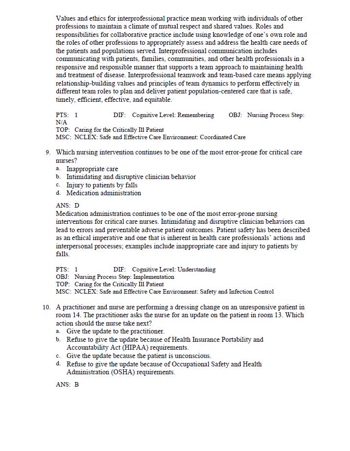 Thumbnail: Priorities in Critical Care Nursing 8th Edition Urden TEST BANK