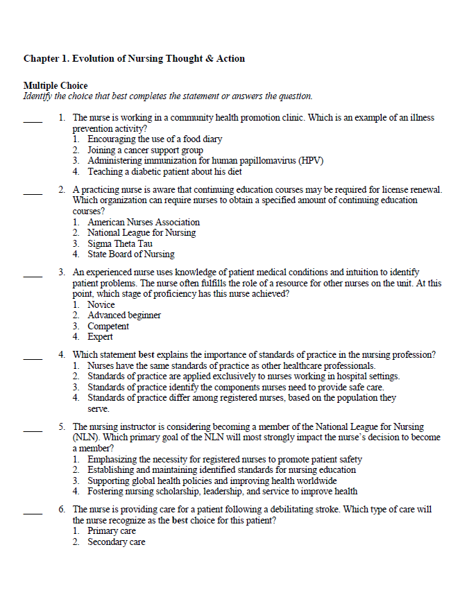 Thumbnail: Davis Advantage for Fundamentals of Nursing Theory Concepts and Applications 4th Edition Test Bank