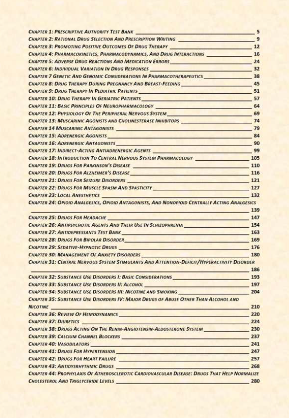 Thumbnail: Lehne's Pharmacotherapeutics for Advanced Practice Nurses and Physician Assistants 3rd Edition Test Bank