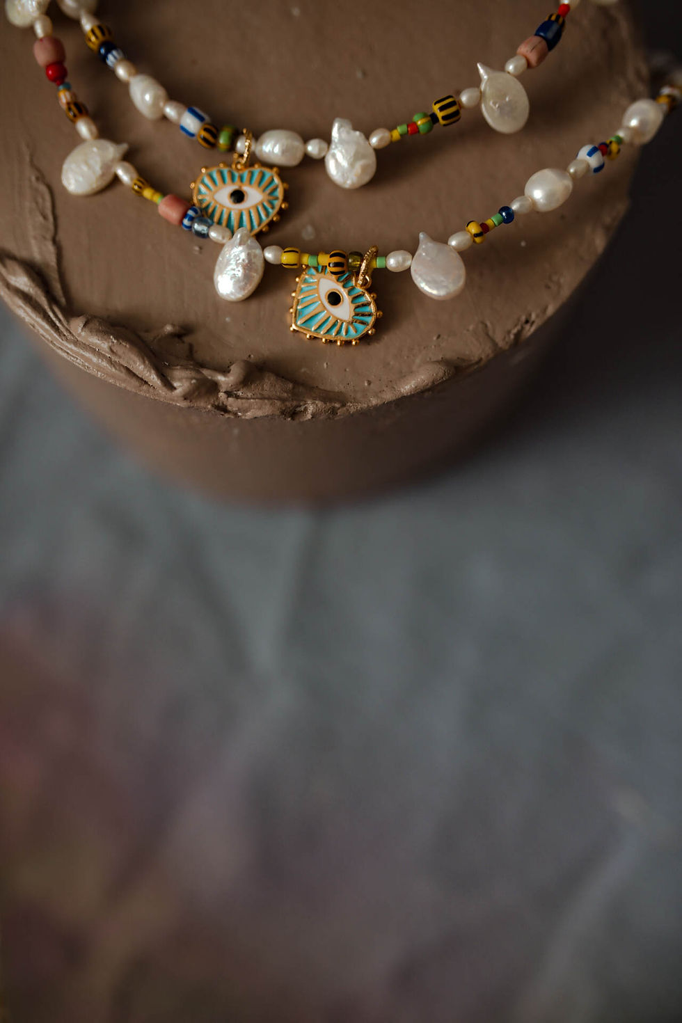 Thumbnail: Evil eye choker necklace