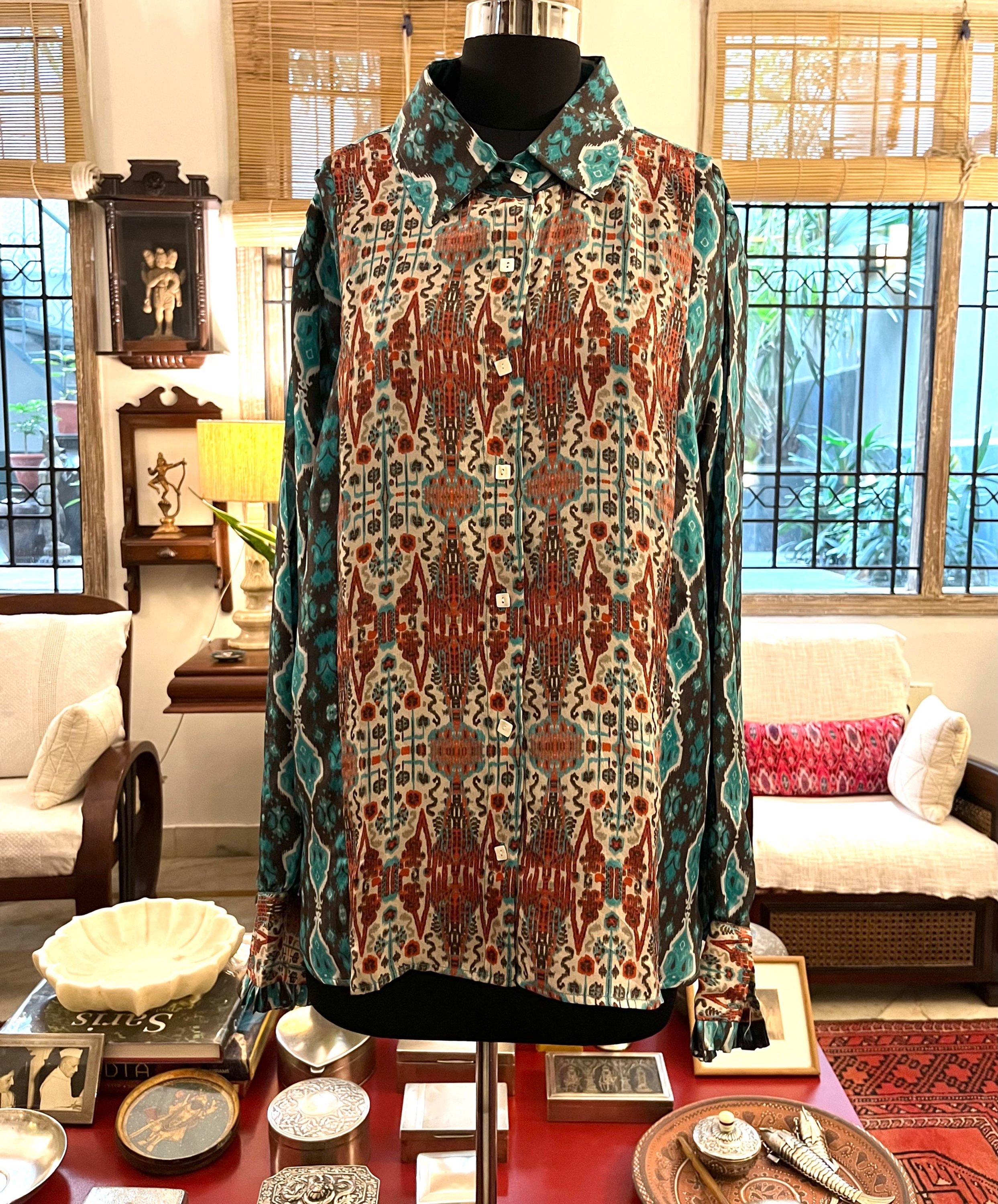 Udaipur silk shirt