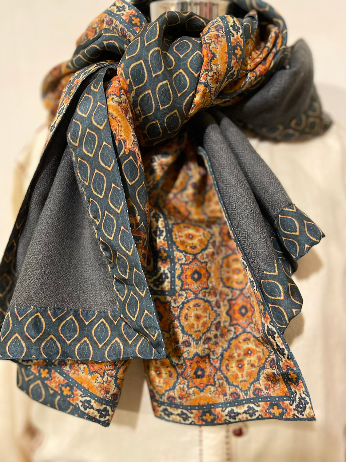 Kahwa Silk & Wool Stole