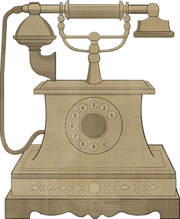 Telefone antiquado