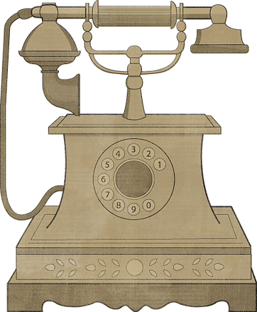 Téléphone Fashioned Vieux