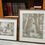 Thumbnail: Framed Artwork: 2 Limited Facsimile Reproduction Etchings by H. B. van Raalte