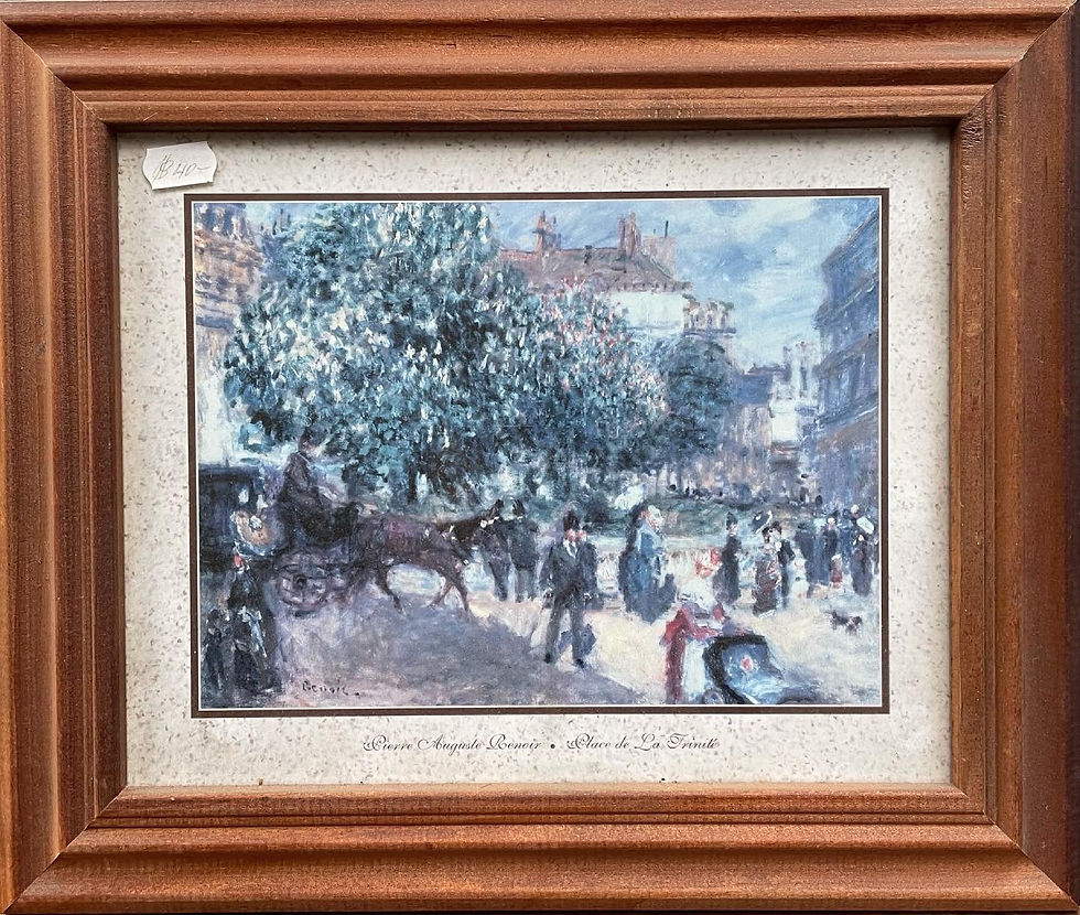 Thumbnail: Lively ‘Place de la Trinite’ by Pierre-Auguste Renoir Print, 1875