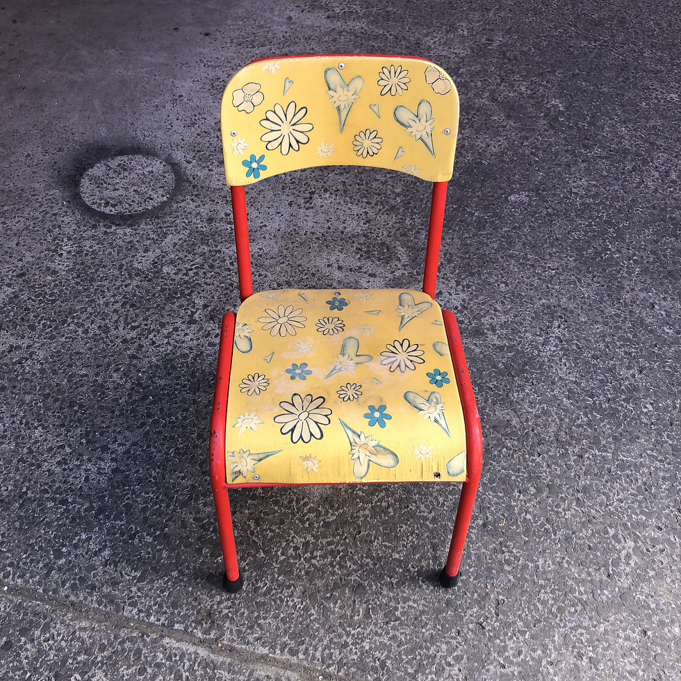 Thumbnail: Solid Vintage Chair