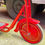 Thumbnail: Collectible Mid-Century Red Metal Retro Cyclops Scooter from C.1950s