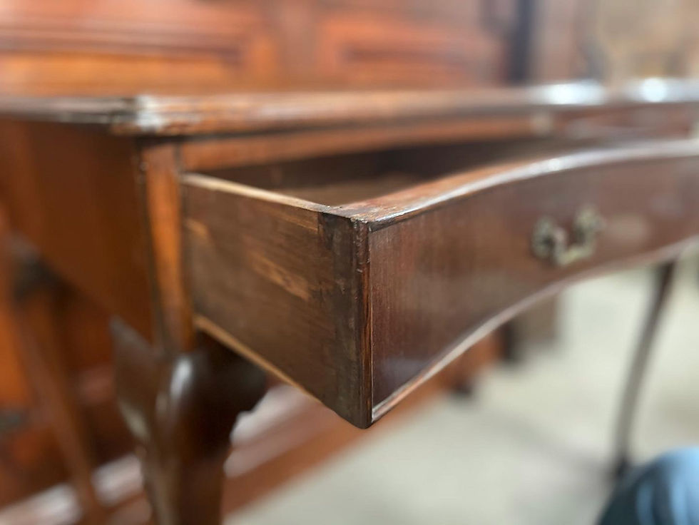 Thumbnail: Gorgeous Antique Chippendale Hall Table with Ball and Claw Foot 