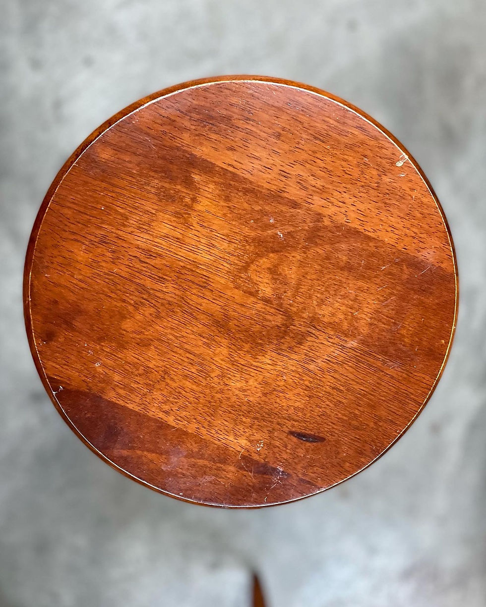 Thumbnail: A Stunning Set of 6 Vintage Industrial Wooden Bar Stools