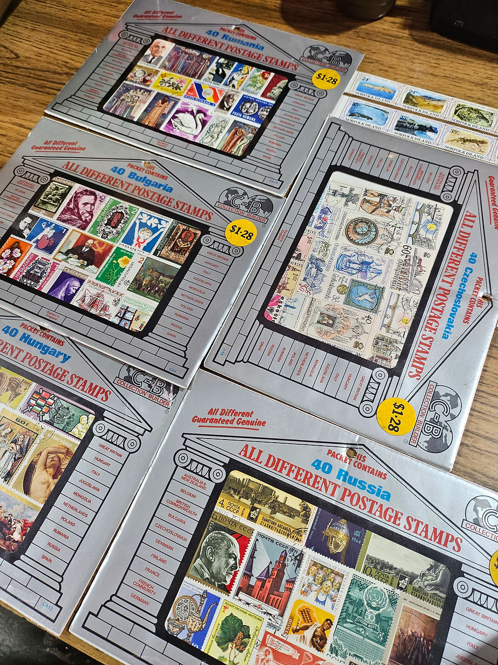 Thumbnail: A Huge Philately Collection of Rare and Obscure Vintage Collectible Stamps