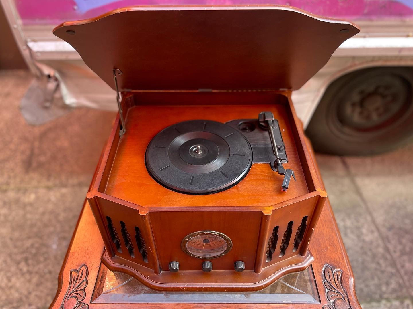 Small Size Vintage Radiogram in Good Working Condition from C.1970’s