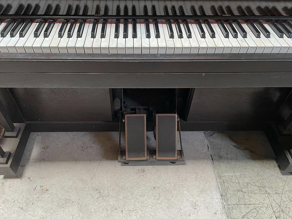 Thumbnail: Gorgeous Antique Linconola Pianola manufactured by M. Brash & Co. 