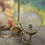 Thumbnail: Chandelier: Traditional 3-Arm Polished Brass Chandelier W/ Frosted Glass Globes