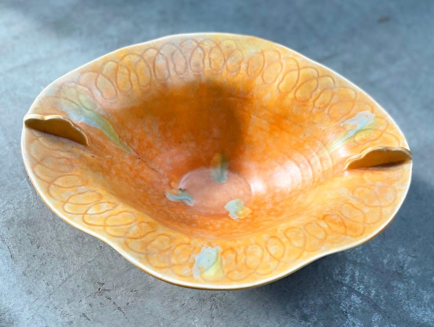 Large Vintage Beswick Ware Ceramic Fruit Bowl/Dish (England)