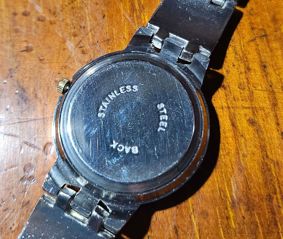 Thumbnail: Wristwatch: Vintage Two-Toned Silver And Gold Coloured Wristwatch