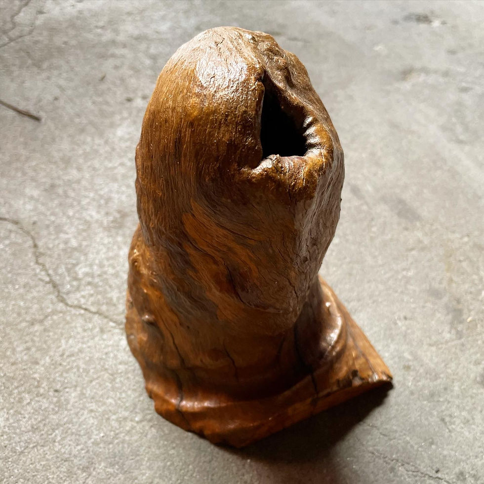 Thumbnail: Unusual Decorative Wooden Sculpture