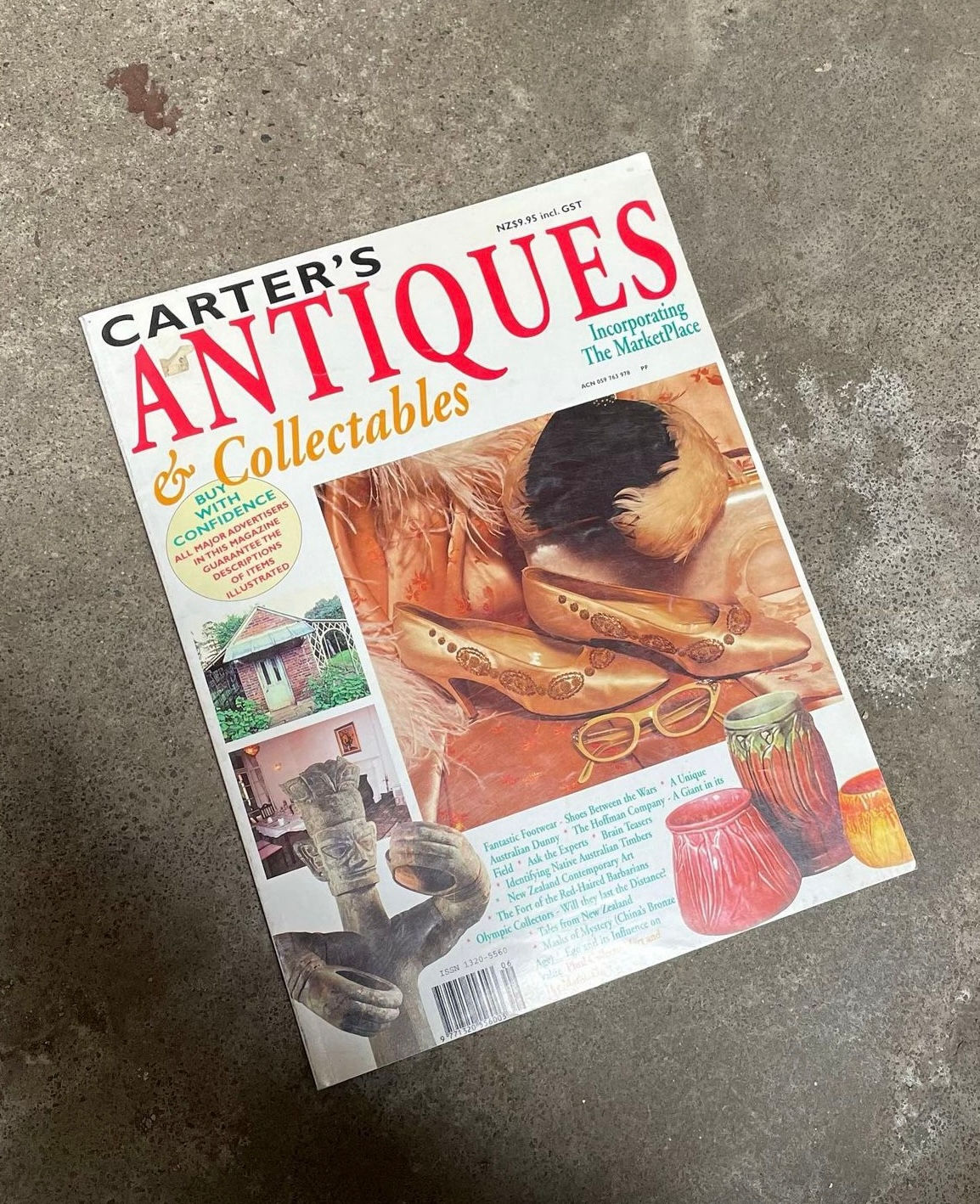 Vintage Carter’s Antiques and Collectables magazine