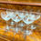 Thumbnail: Vintage 6-Piece Set of Champagne Coupe Glasses with Floral Etched Leaf Pattern