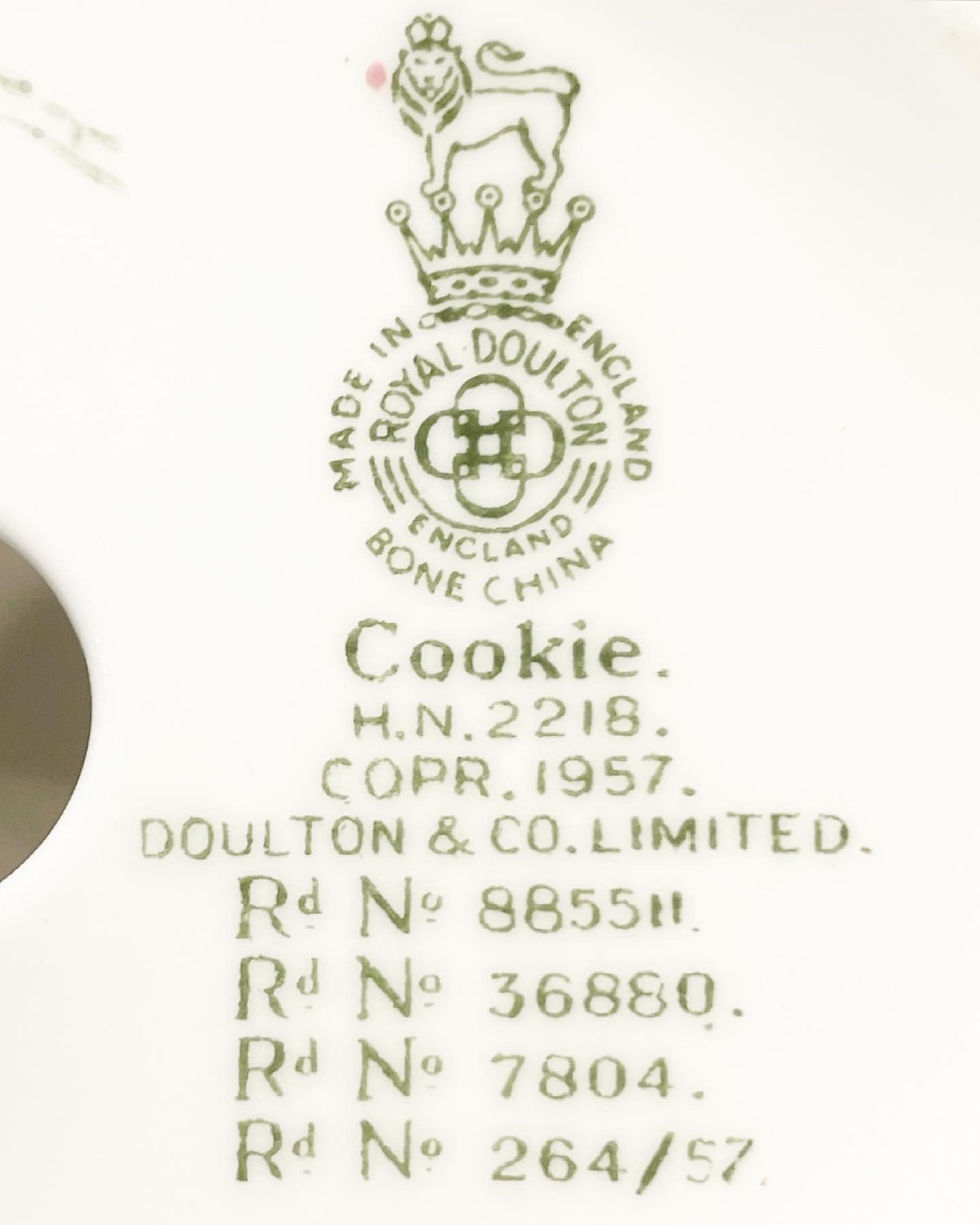 Thumbnail: Rare Collectible ‘Royal Doulton’ Porcelain Figurine Cookie from C.1957