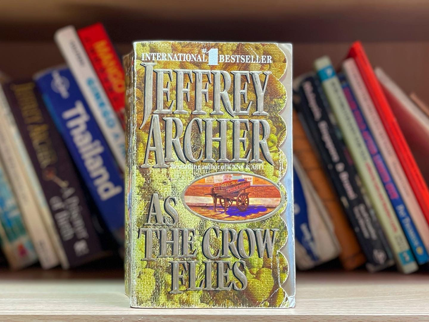 1992 International Bestseller Book As The Crow Flies by Jeffrey Archer