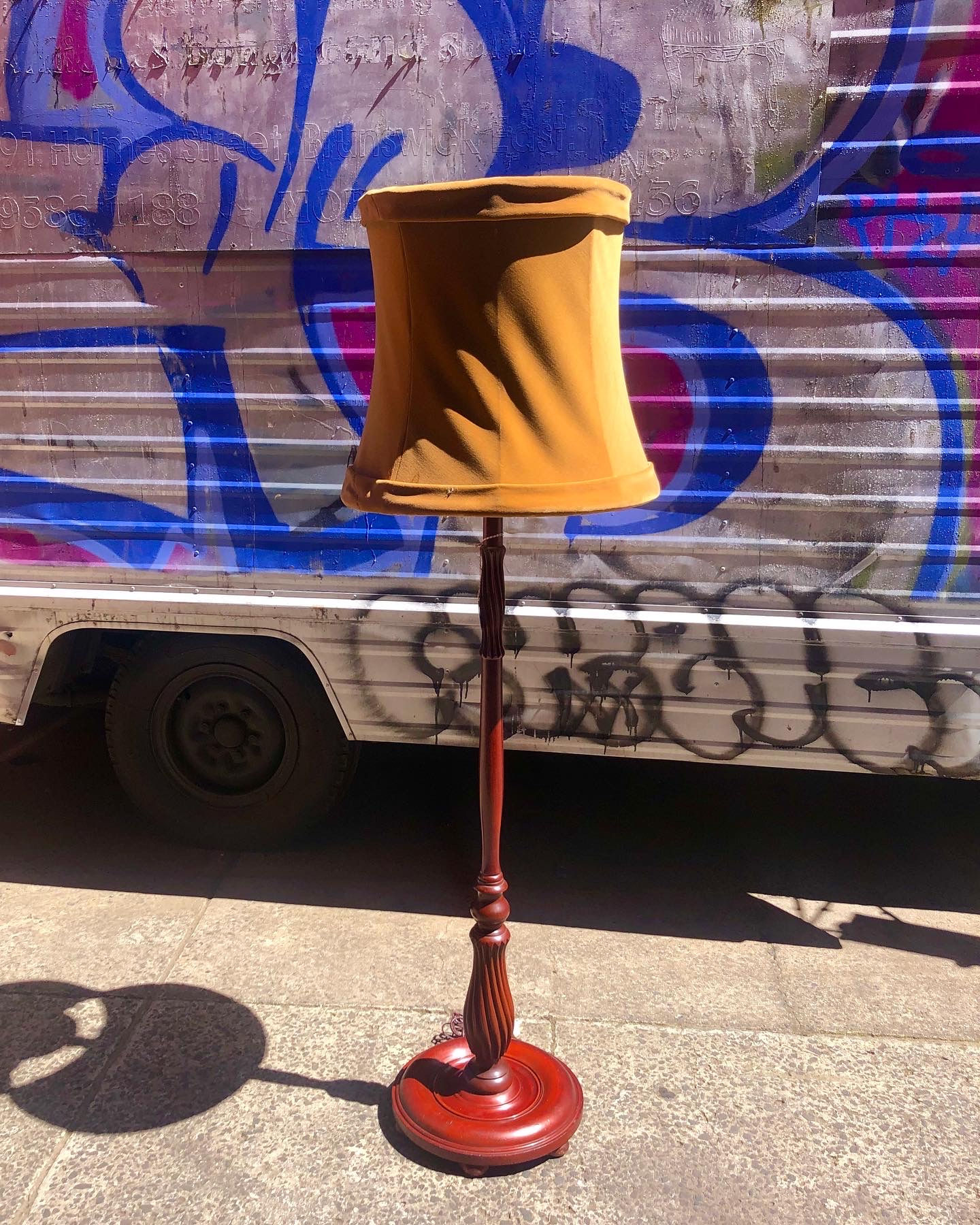 Spectacular Antique Standing Lamp in a Good Condition
