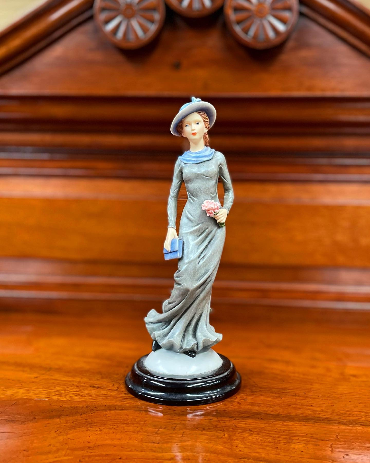 The Leonardo Collection Lady Figurine signed by Annie Rowe