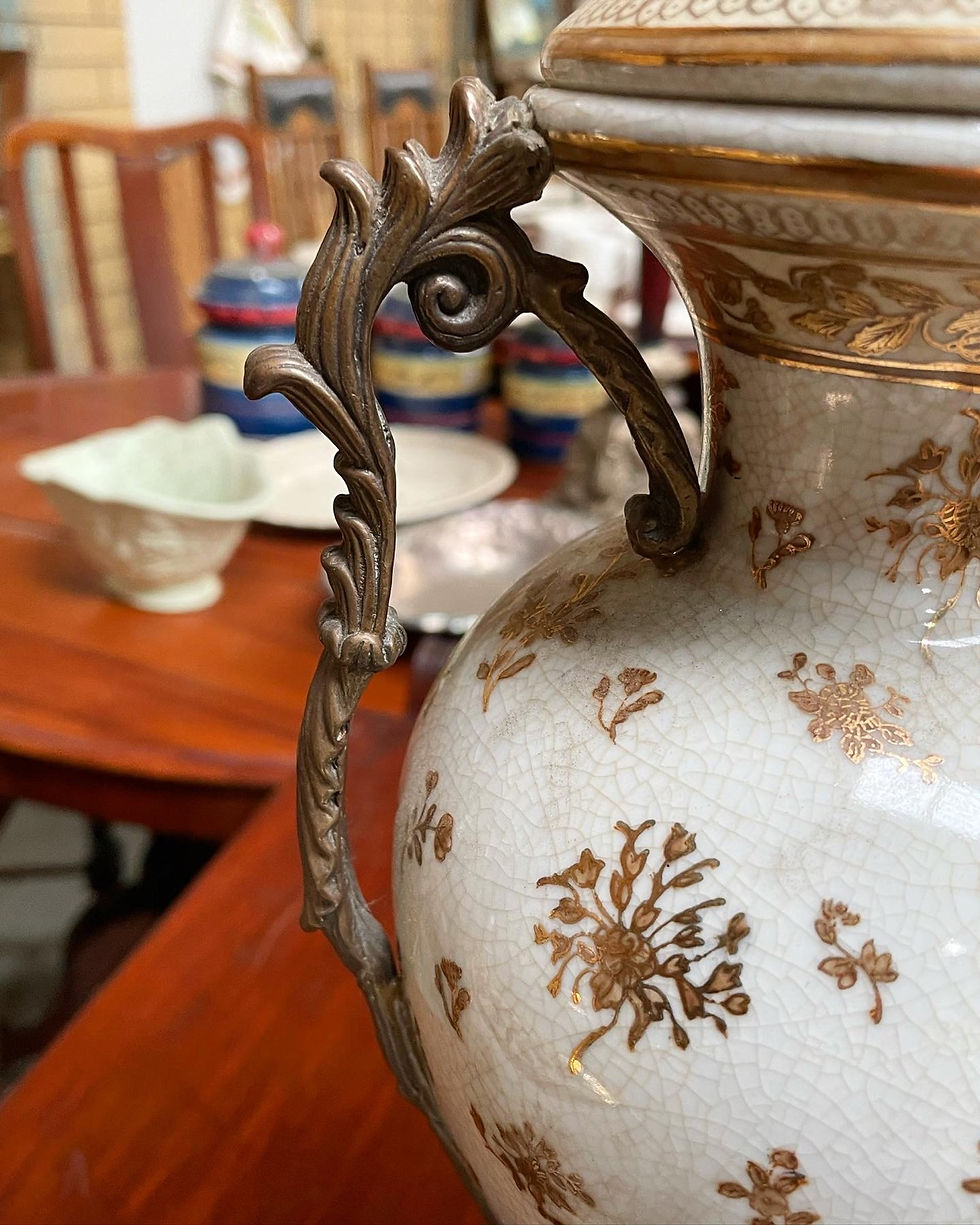 Thumbnail: 3 Piece Set of Urns in a Really Good Condition