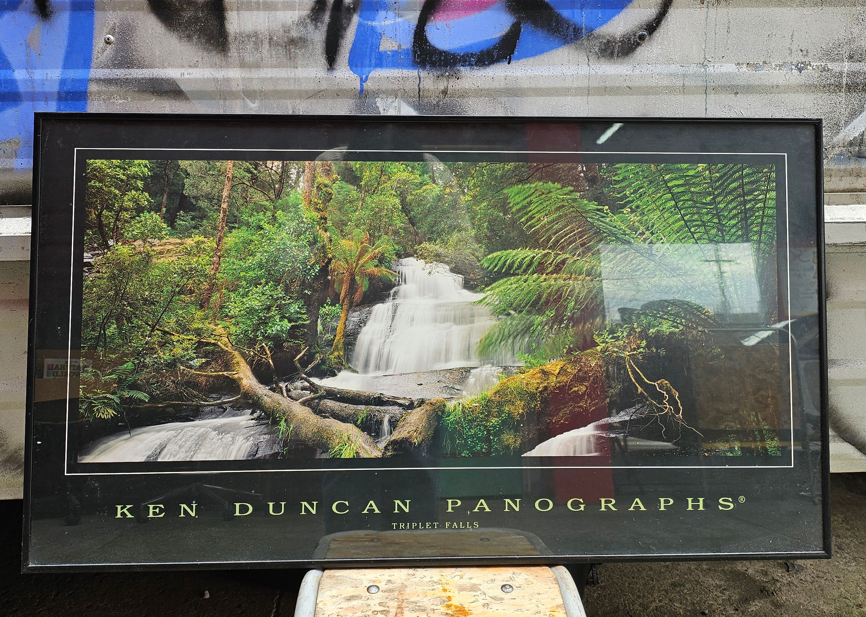 Ken Duncan Panograph ‘Triplet Falls’ Framed