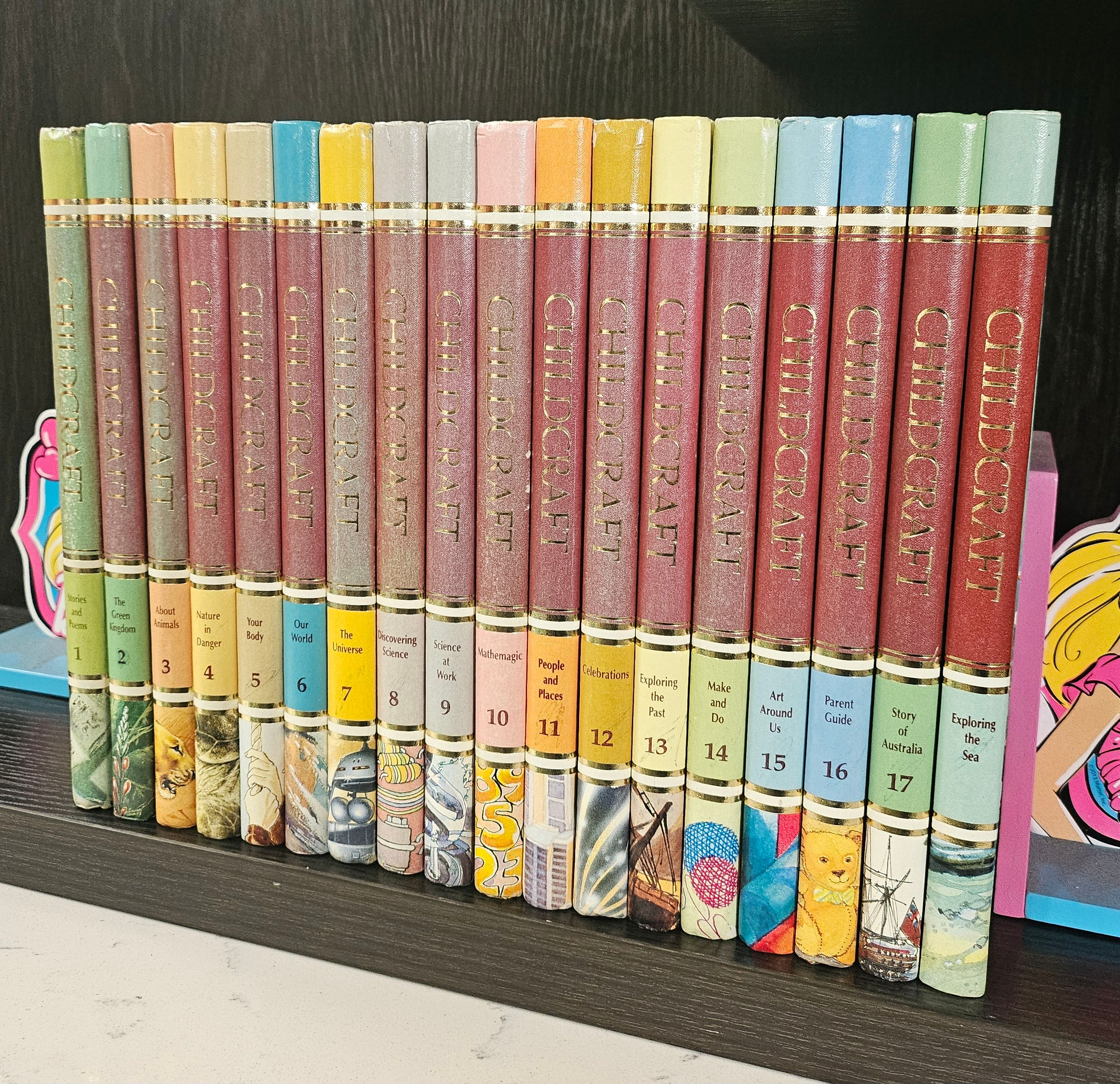 Vintage 18 Volume Set Of Childcraft: The How and Why Library C.1988