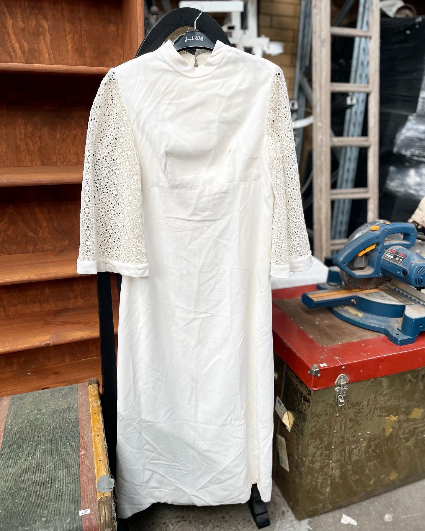 Bohemian White Lace Sleeves Women’s Dress
