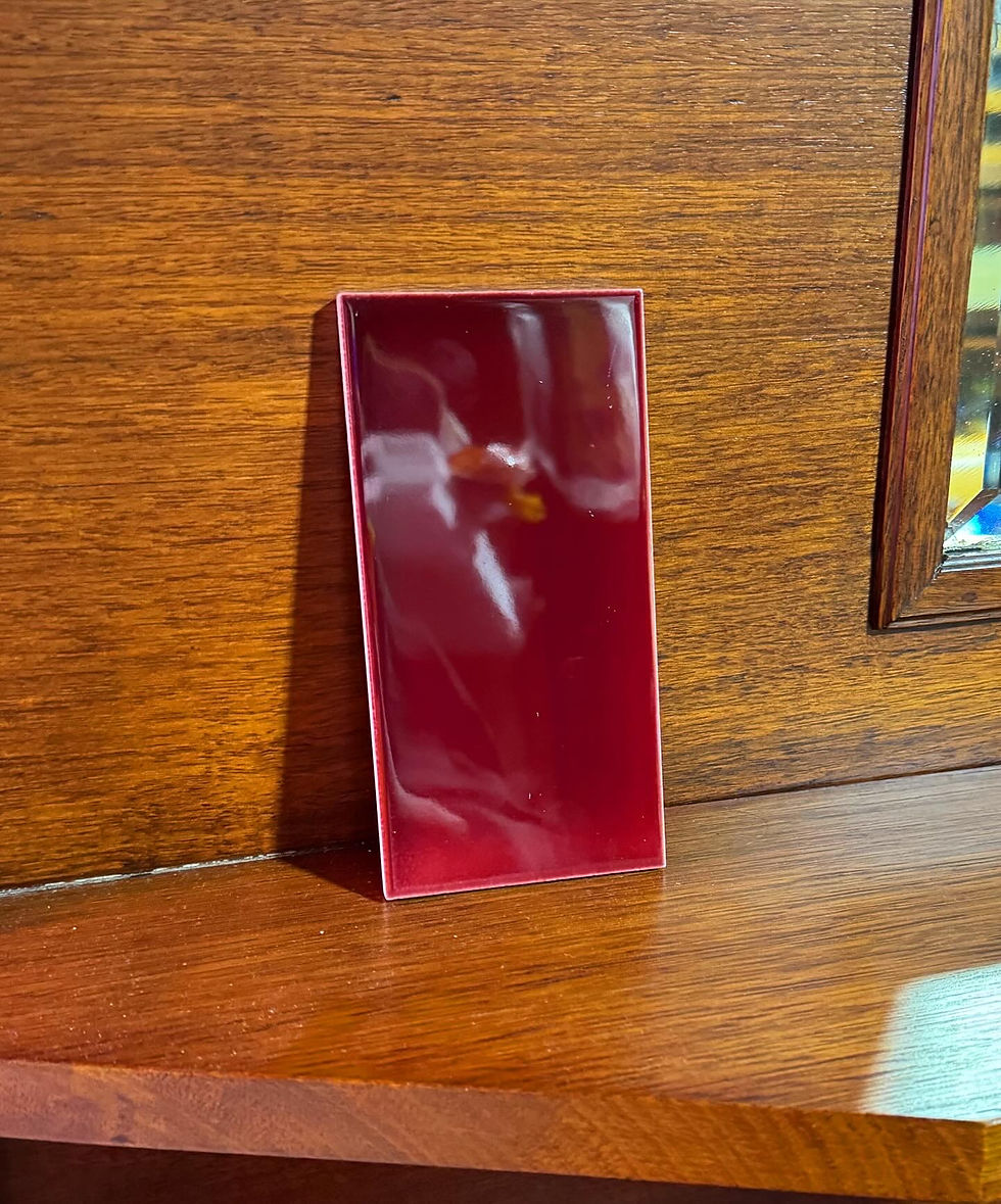 Thumbnail: Victorian Fireplace Mantle, Cast Iron Insert, Gas Attachment, Tiles & Coals 