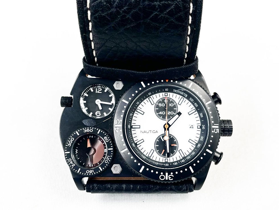 Thumbnail: Pre-owned Nautica Type N-MX62 Navigation Set Watch in Good Condition