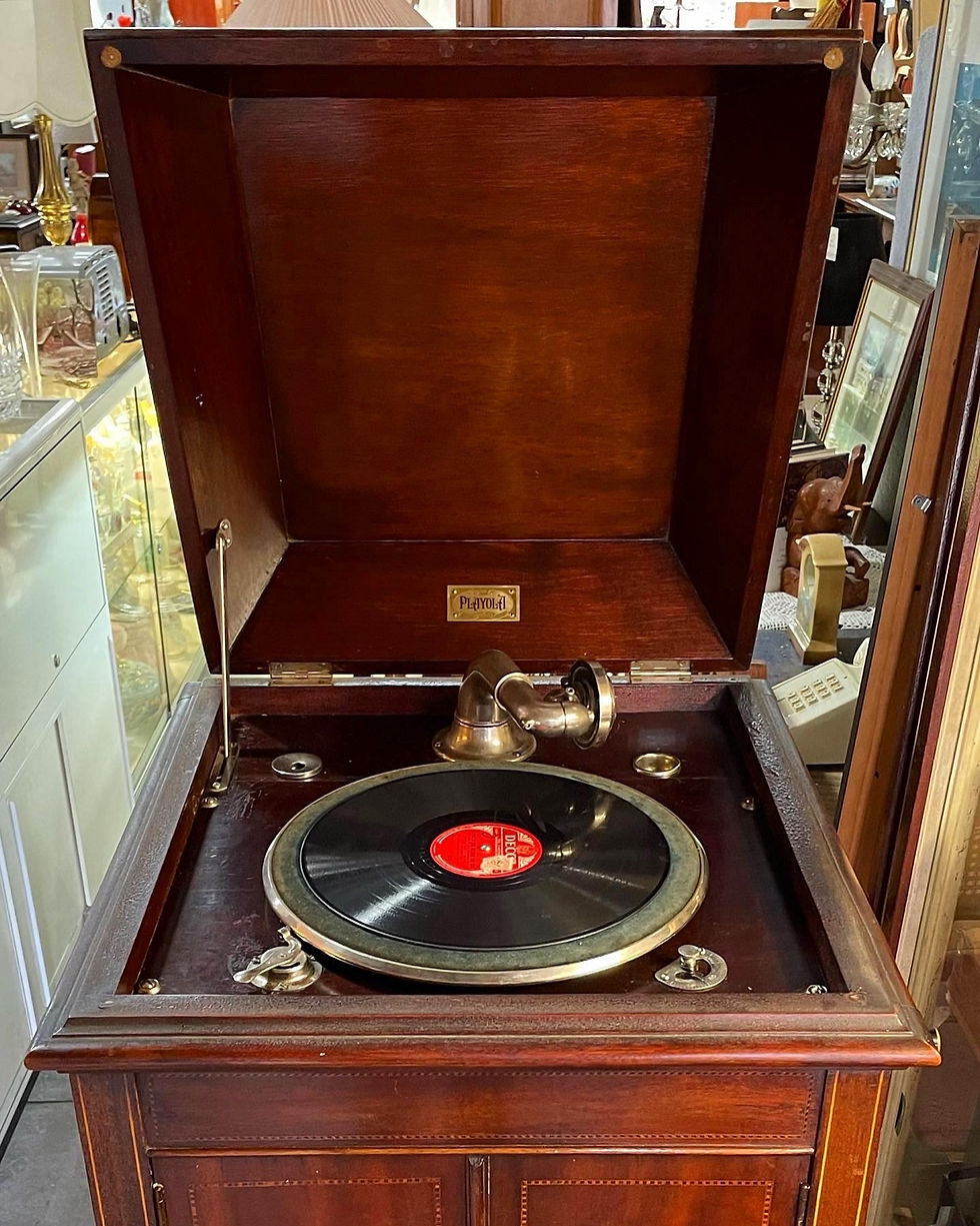 Thumbnail: Rate Vintage Playola Cased Cabinet Gramophone