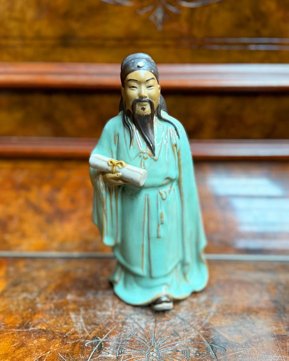 Thumbnail: C.1960’s Chinese Shiwan Artistic Ceramic Factory Mudware Pottery Statue