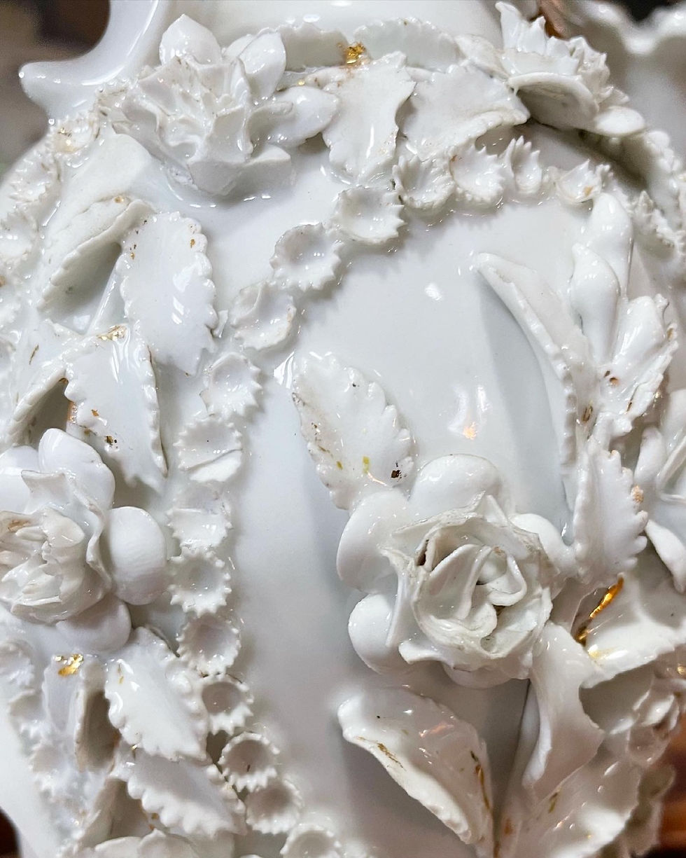 Thumbnail: French Antique Porcelain Vase from C.19th Century