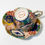 Thumbnail: Impressive Decorative Kutani China Hand-Painted Porcelain Cup & Saucer (Japan) 