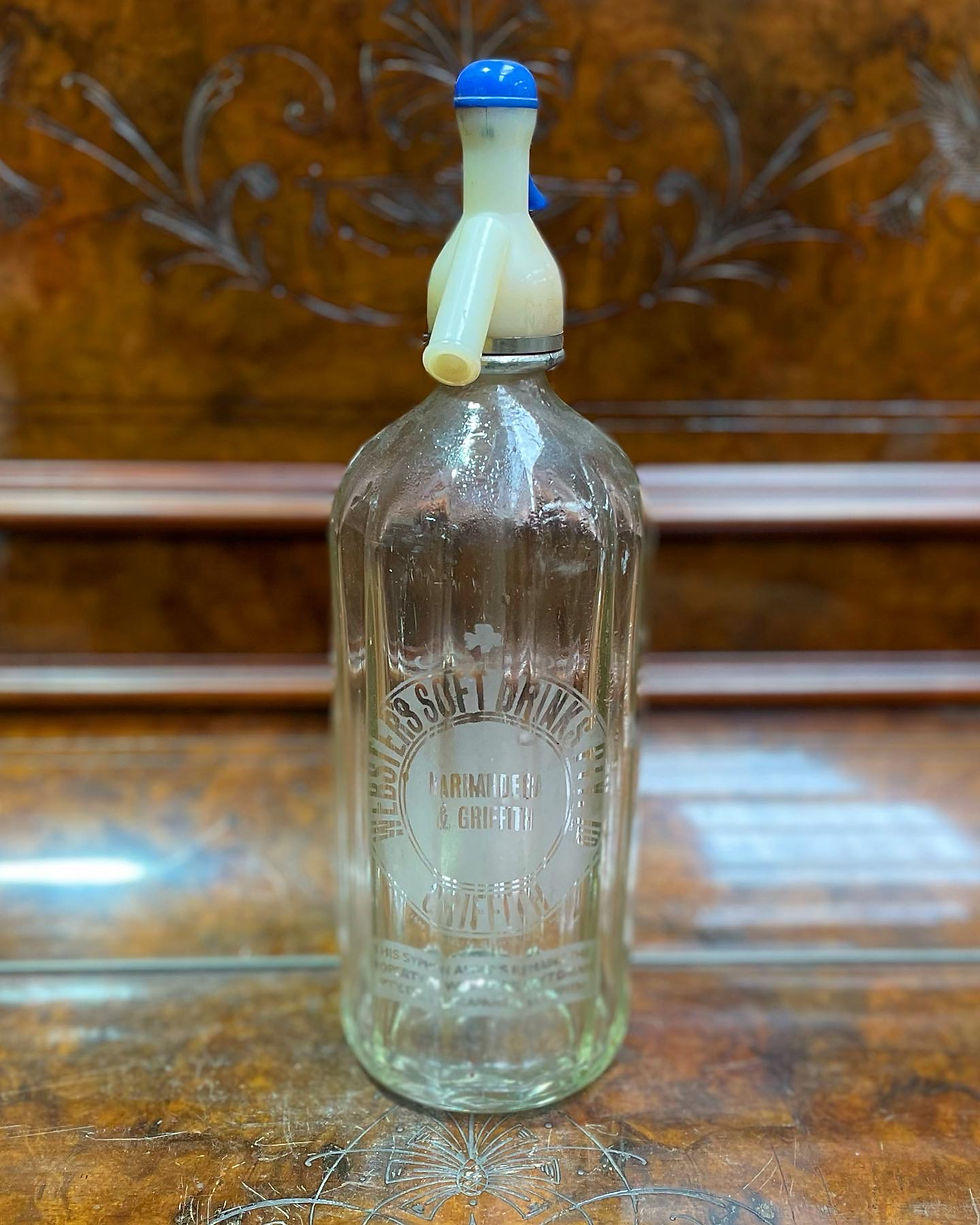 Thumbnail: Mid-Century Soda Siphon/Seltzer Bottle by Webster’s Soft Drinks Pty Ltd
