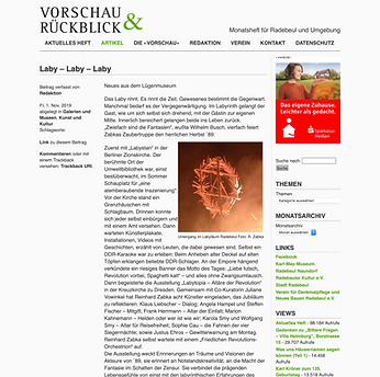 Lügenmuseum. Lüseum. Reinhard Zabka. Richard von Gigantikow. Gasthof Serkowitz. Radebeul. Radebeuler Weinfest. DDR. Kunst