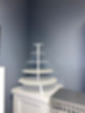 White Round Cupcake Stand