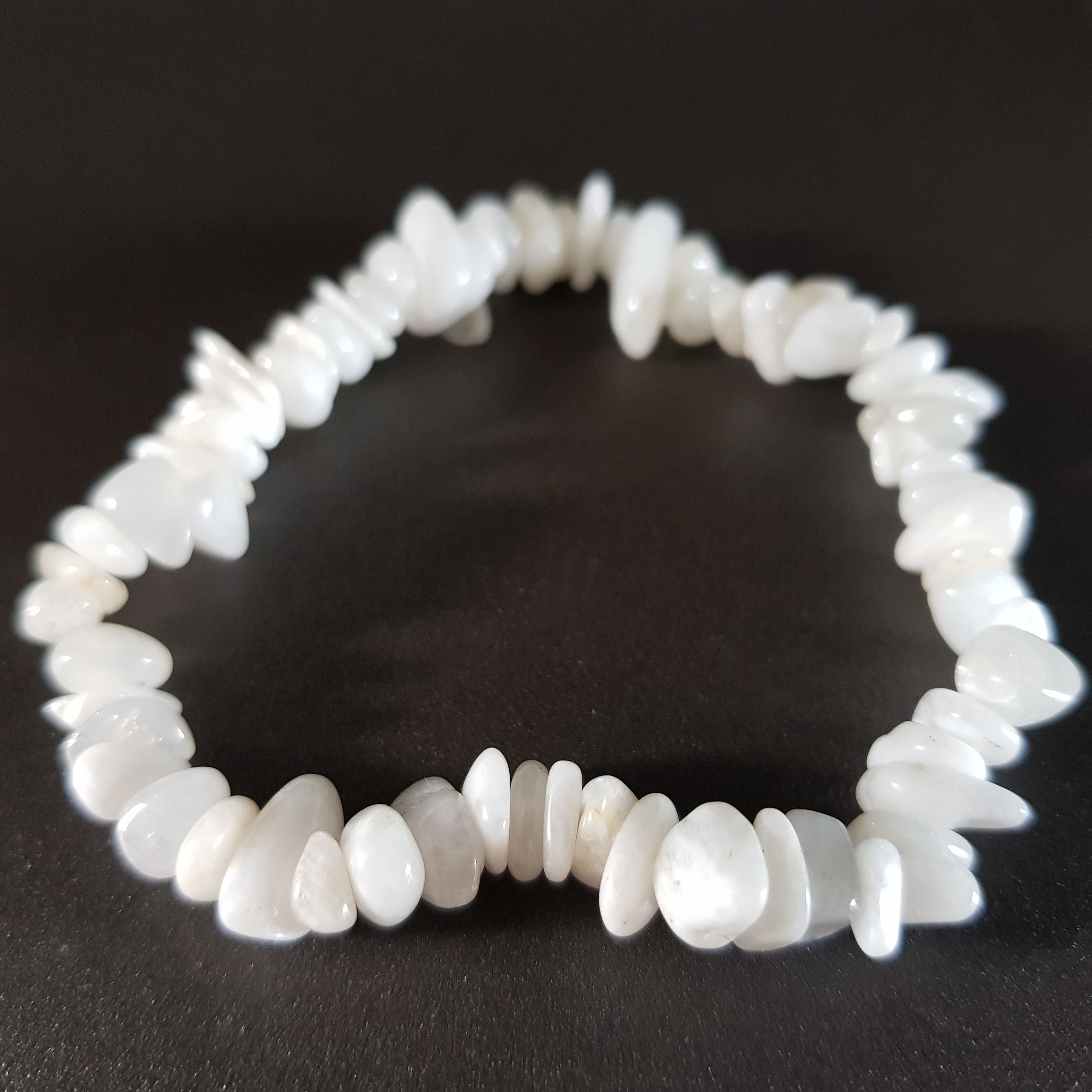 Moonstone, Chip Stretch Bracelet